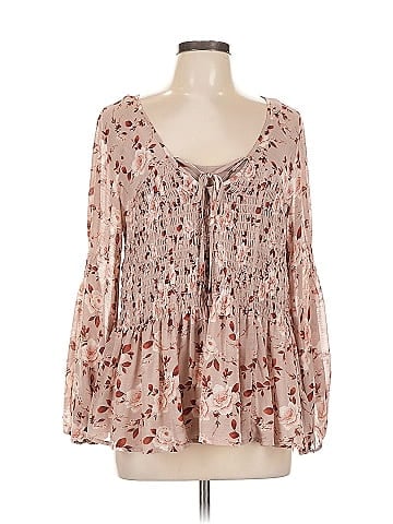 American Eagle Outfitters Long Sleeve Blouse (view 1)
