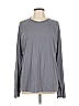James Perse 100% Cotton Gray Long Sleeve Top Size Lg (3) - photo 1