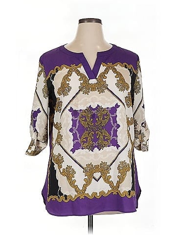 New York & Company 3/4 Sleeve Blouse (view 1)