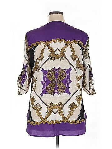 New York & Company 3/4 Sleeve Blouse (view 2)