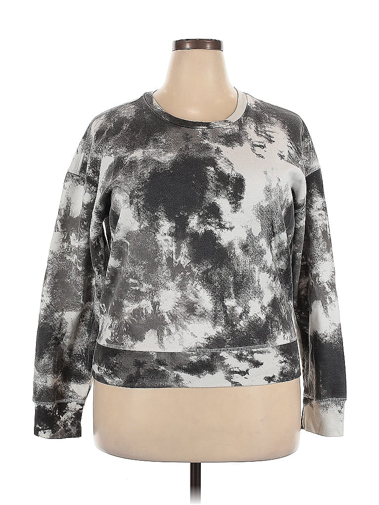 Pre-owned Z By Zella Sweatshirt In Gray