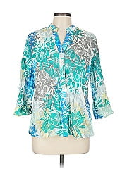 Jm Collection 3/4 Sleeve Blouse