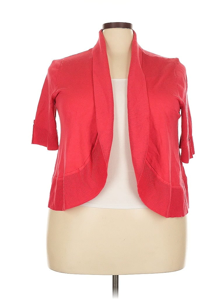 Click to view more detailed imagery on our partner's website Pre-owned 89th & Madison Cardigan Sweater In Red