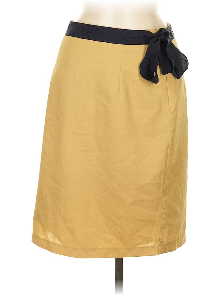 Pre-owned Comme Toi Formal Skirt In Gold
