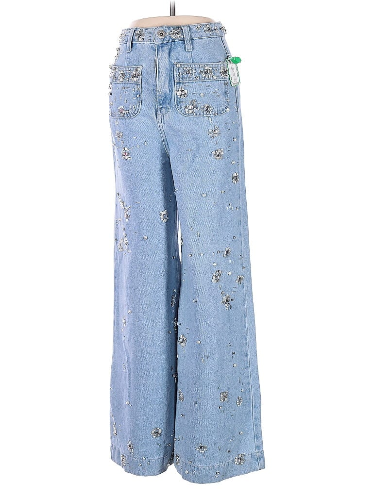PatBO 100 Cotton Stars Blue Jeans Size 0 73 off ThredUp