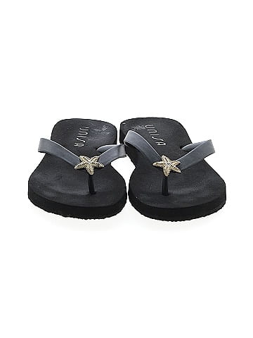 Unisa Black Flip Flops Size 5 - 6