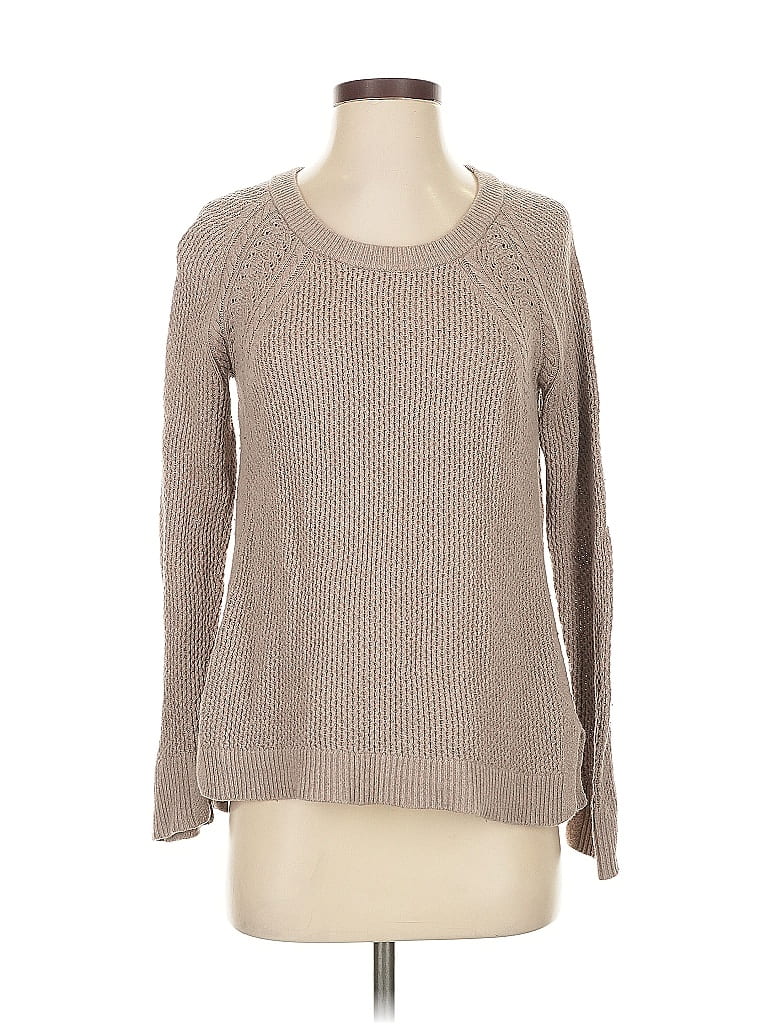 Pre-owned Ann Taylor Loft Pullover Sweater In Brown
