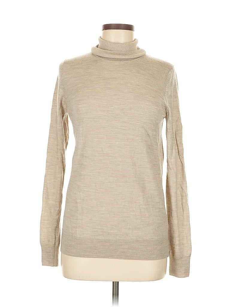 Pre-owned Unbranded Turtleneck Sweater In Brown