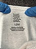 Just One You Made by Carter's 100% Cotton Solid White Long Sleeve Onesie 9-12 MO / 12 MO - photo 3