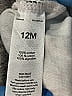 Just One You Made by Carter's 100% Cotton Solid White Long Sleeve Onesie 9-12 MO / 12 MO - photo 4