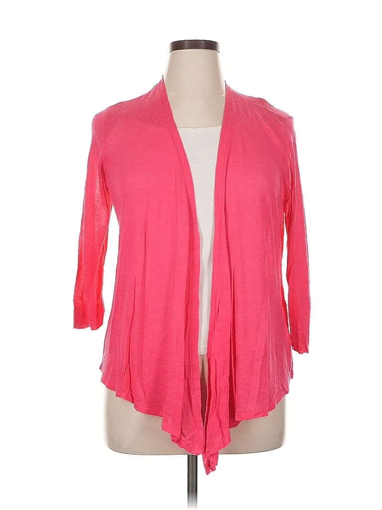 Click to view more detailed imagery on our partner's website Pre-owned Chico's Cardigan Sweater In Pink