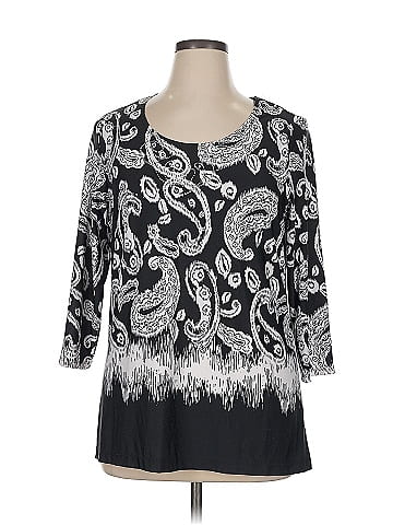 Notations 3/4 Sleeve Blouse (view 1)