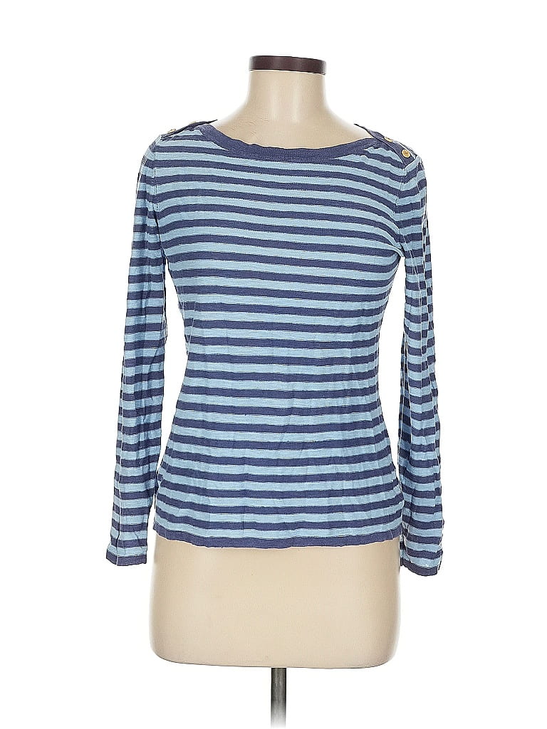 J. McLaughlin Blue Long Sleeve T-Shirt Size M - photo 1