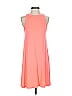 Lou & Grey Solid Orange Pink Casual Dress Size XS - photo 1