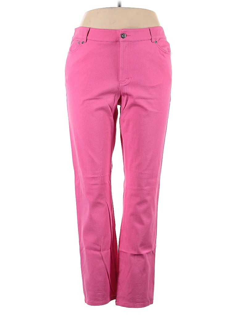 Doncaster Collection Pink Jeans Size 14 - photo 1
