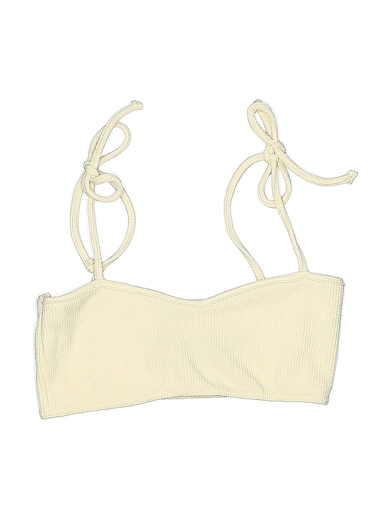 Nasty Gal Inc. Swimsuit Top Ivory Swimwear In White