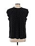 Elle Polka Dots Black Sleeveless Blouse Size L - photo 2