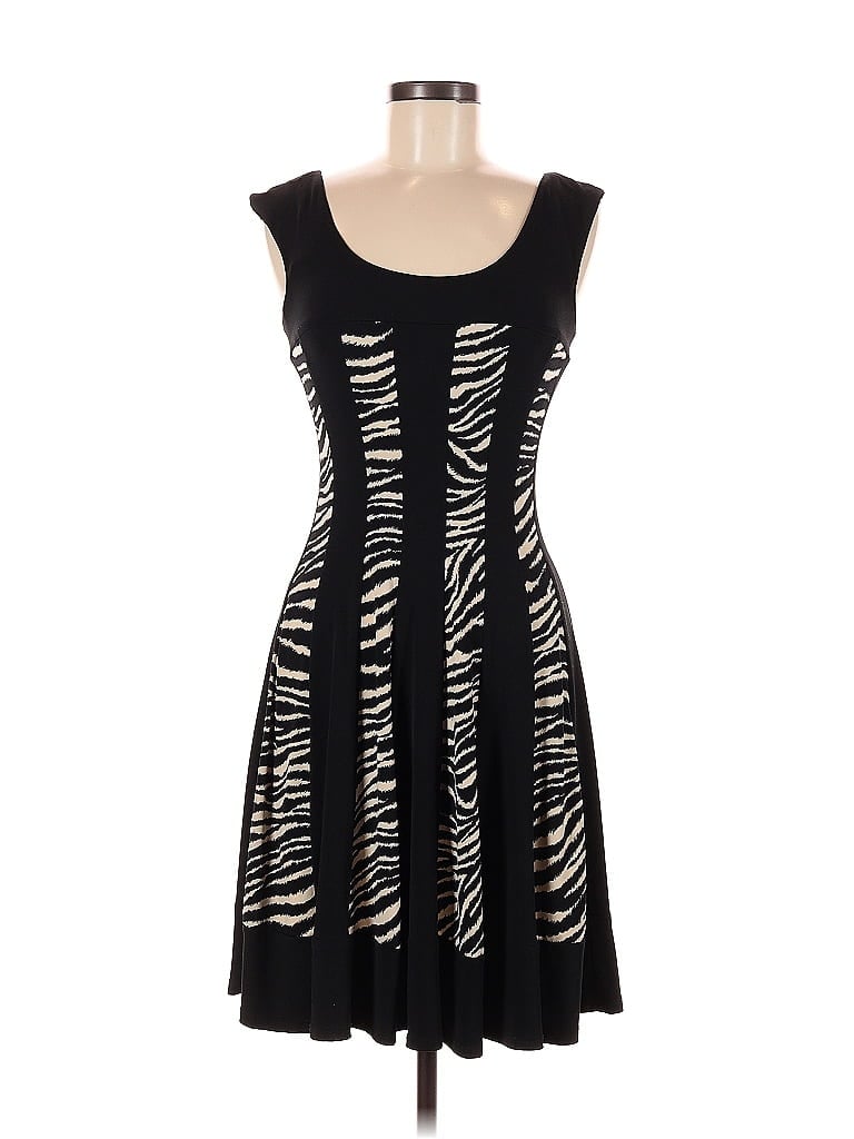 Pre-owned Connected Apparel Cocktail Dress In Black