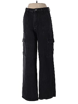 Fashion Nova Gray Black Jeans Size 1