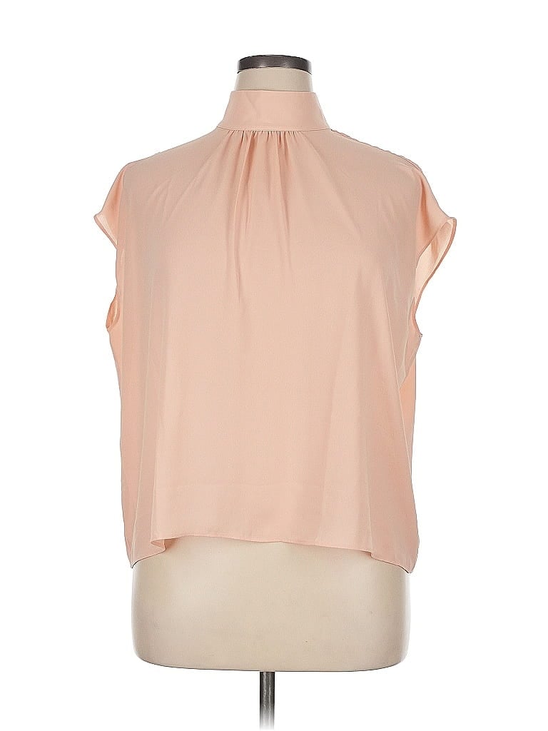 Pre-owned Worthington Sleeveless Blouse In Pink