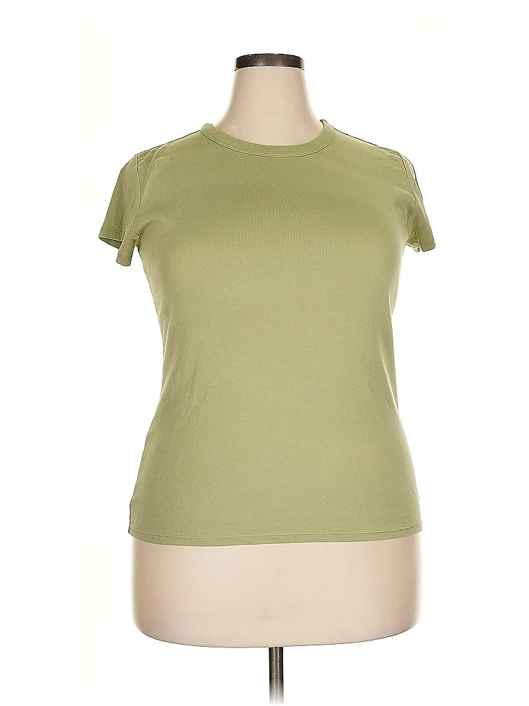 Pre-owned Mossimo Short Sleeve T-shirt In Green