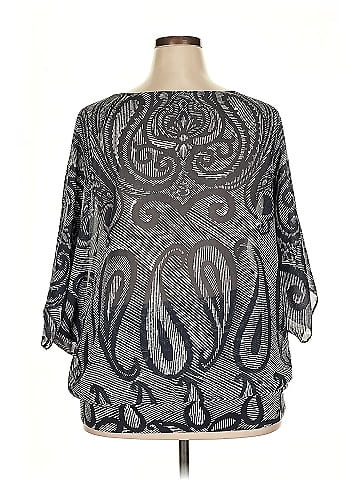 Alfani 3/4 Sleeve Blouse (view 2)
