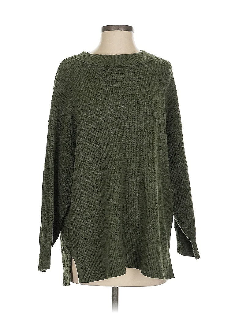Pre-owned Aerie Pullover Sweater In Green
