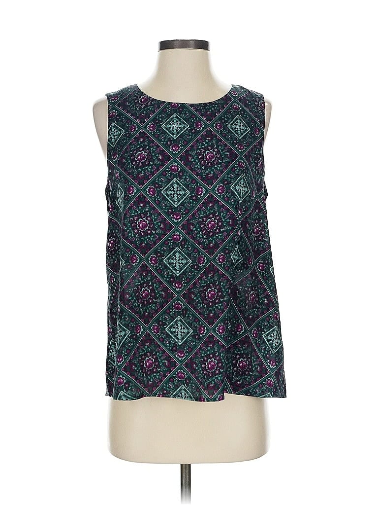 Pre-owned Alice Blue Designed Exclusively For Stitch Fix Sleeveless Blouse In Blue