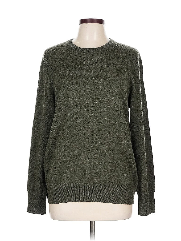 Naadam 100% Cashmere Green Cashmere Pullover Sweater Size L - photo 1