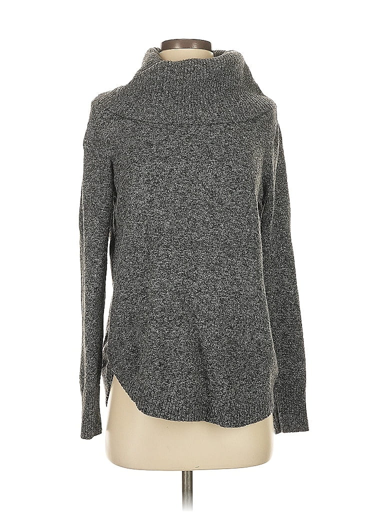 Pre-owned Tahari Turtleneck Sweater In Gray
