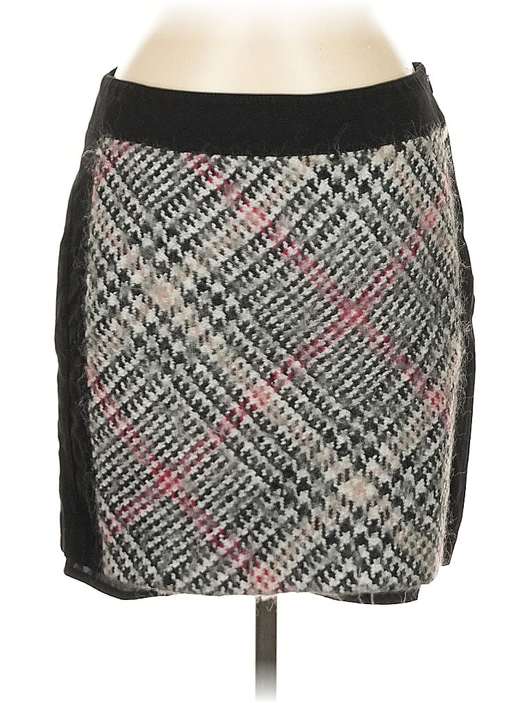 Pre-owned White House Black Market Casual Skirt In Gray