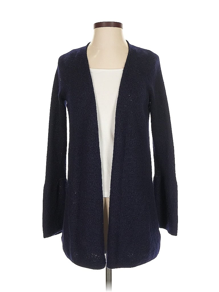 Pre-owned Vineyard Vines Wool Cardigan Sweater In Blue