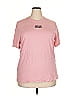 Armani Exchange 100% Cotton Print Pink Short Sleeve T-Shirt Size XXL - photo 1