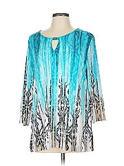 Jm Collection 3/4 Sleeve Blouse