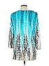 JM Collection Teal 3/4 Sleeve Blouse Size L - photo 2
