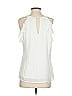 Cache 100% Polyester White Sleeveless Blouse Size S - photo 2