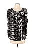 Max Studio 100% Polyester Black 3/4 Sleeve Blouse Size S - photo 1
