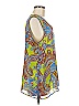 Belle By Kim Gravel 100% Polyester Blue Sleeveless Blouse Size M - photo 3
