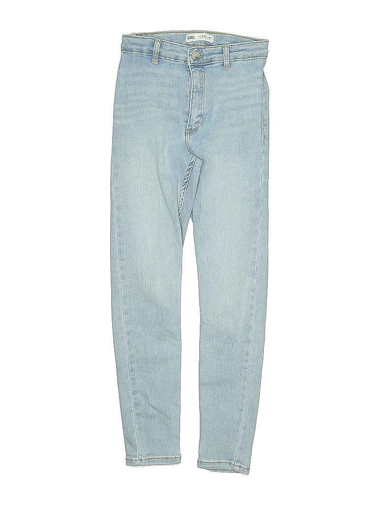 Pre-owned Zara Kids' Jeans In Blue