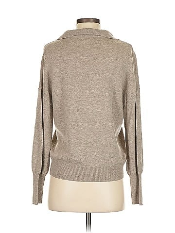 R | Label Wool Pullover Sweater (view 2)