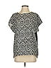 Retro-ology Black Short Sleeve Blouse Size S - photo 1