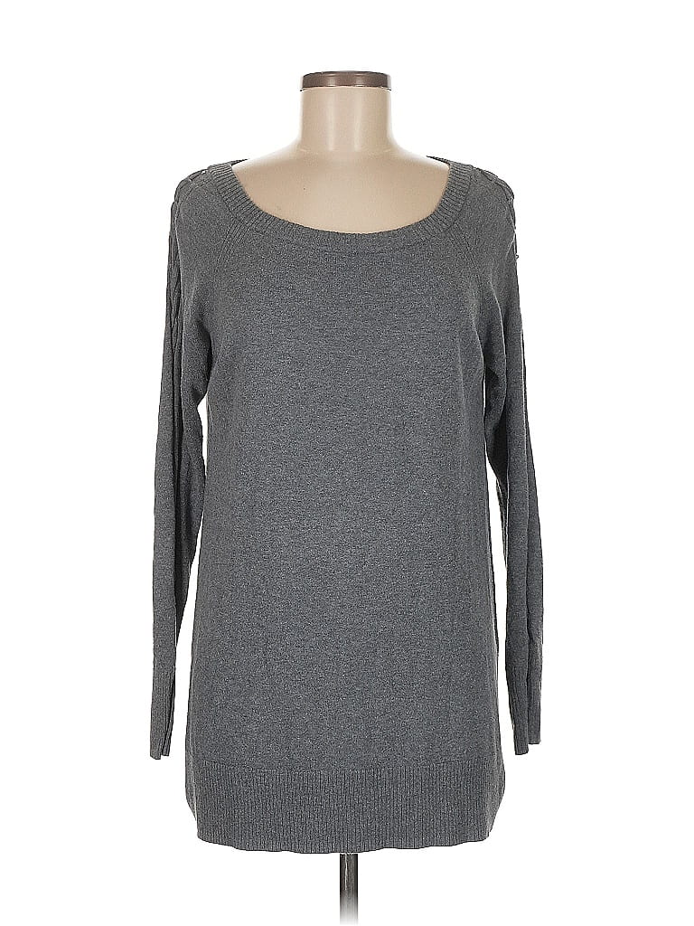Pre-owned Lc Lauren Conrad Pullover Sweater In Gray