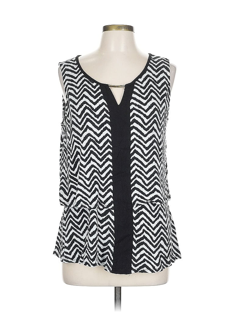 Pre-owned Cato Sleeveless Blouse In Black