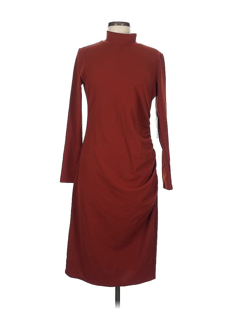 Pre-owned Chelsea28 Casual Dress In Burgundy
