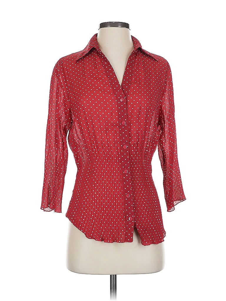 Click to view more detailed imagery on our partner's website Pre-owned Nicola 3/4 Sleeve Blouse In Red