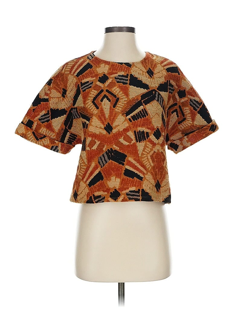 Left Coast by Dolan Brown Orange Cardigan Size XS - photo 1