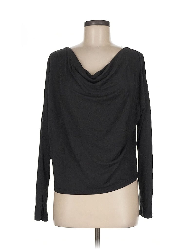 Mystree Black Long Sleeve T-Shirt Size M - photo 1