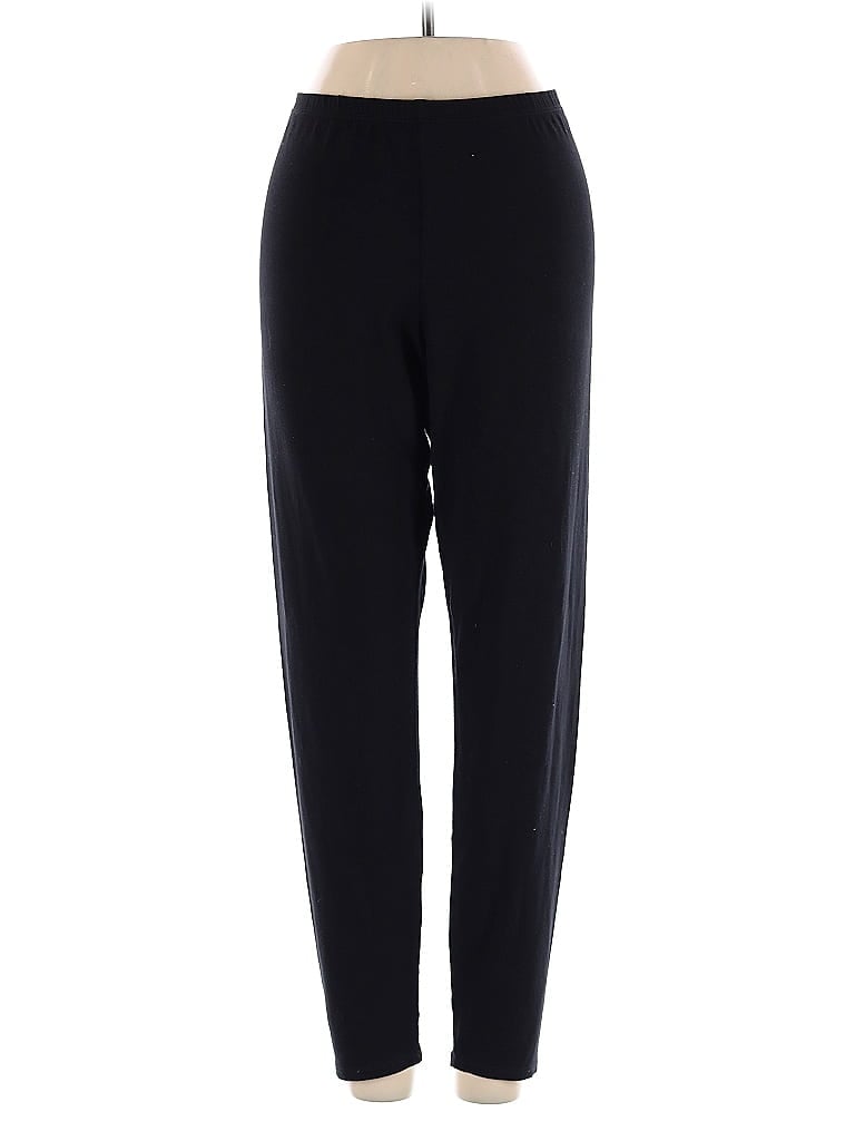 Pre-owned Eileen Fisher Casual Pants In Black