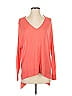Guess 100% Polyester Orange Pink Pullover Sweater Size S - photo 1