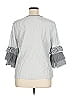 Liza Byrd Gray 3/4 Sleeve Top Size XL - photo 2
